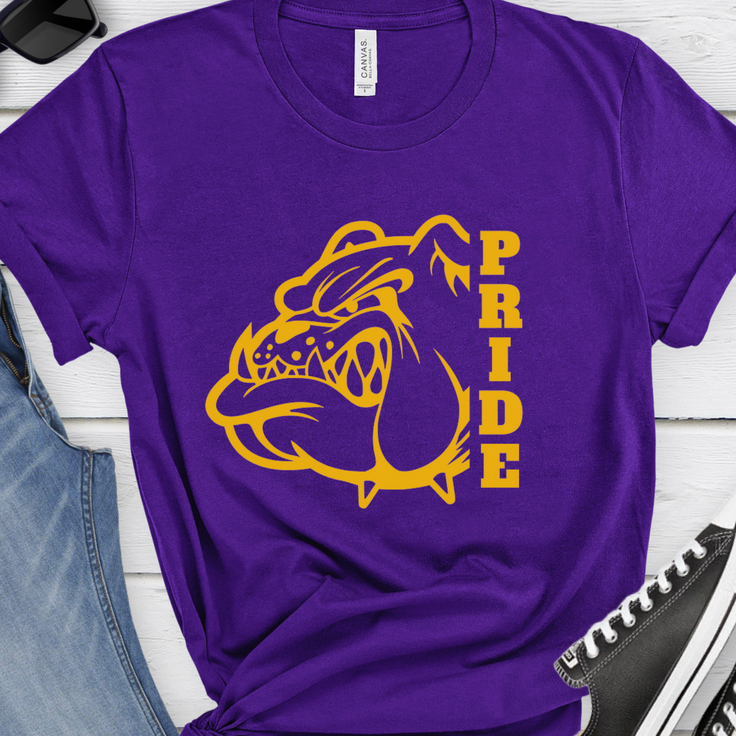 Bulldog Pride T-Shirt - Cross & Crown Designs