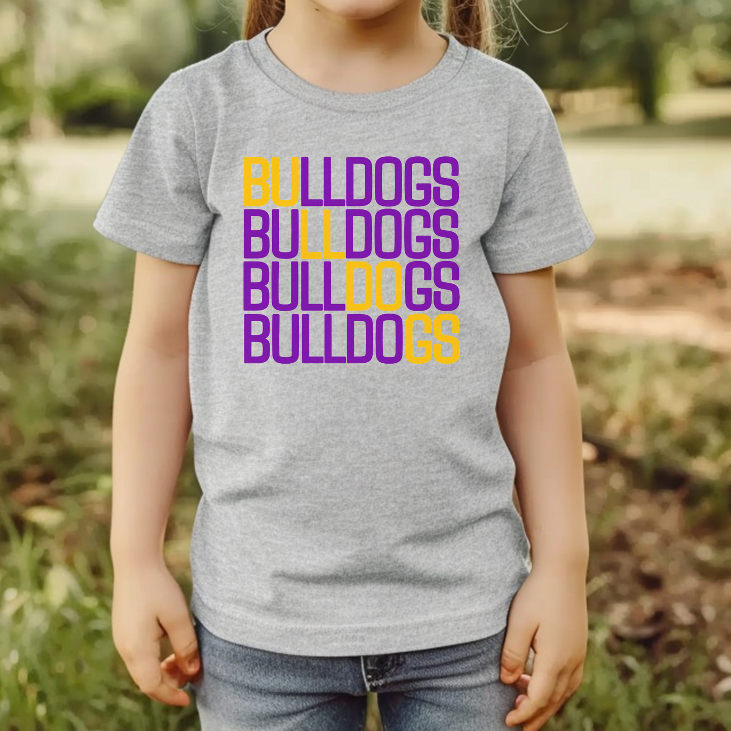Kids Repeat Bulldogs Shirt - Cross & Crown Designs