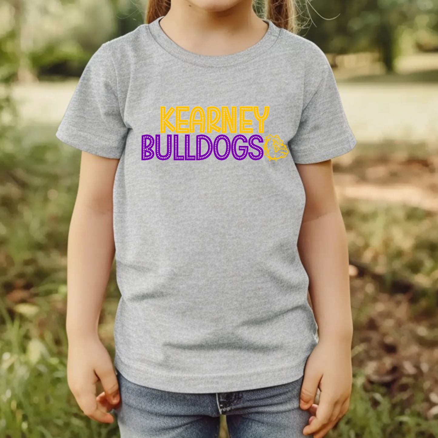 Kids Kearney Bulldogs Shirt - Cross & Crown Designs