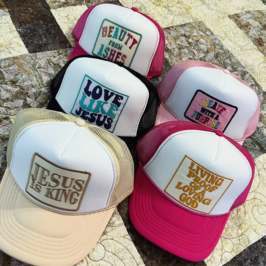 Faith Based Foam Trucker Hats