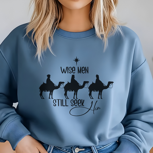 Wise Men Still Seek Him Crewneck Sweatshirt