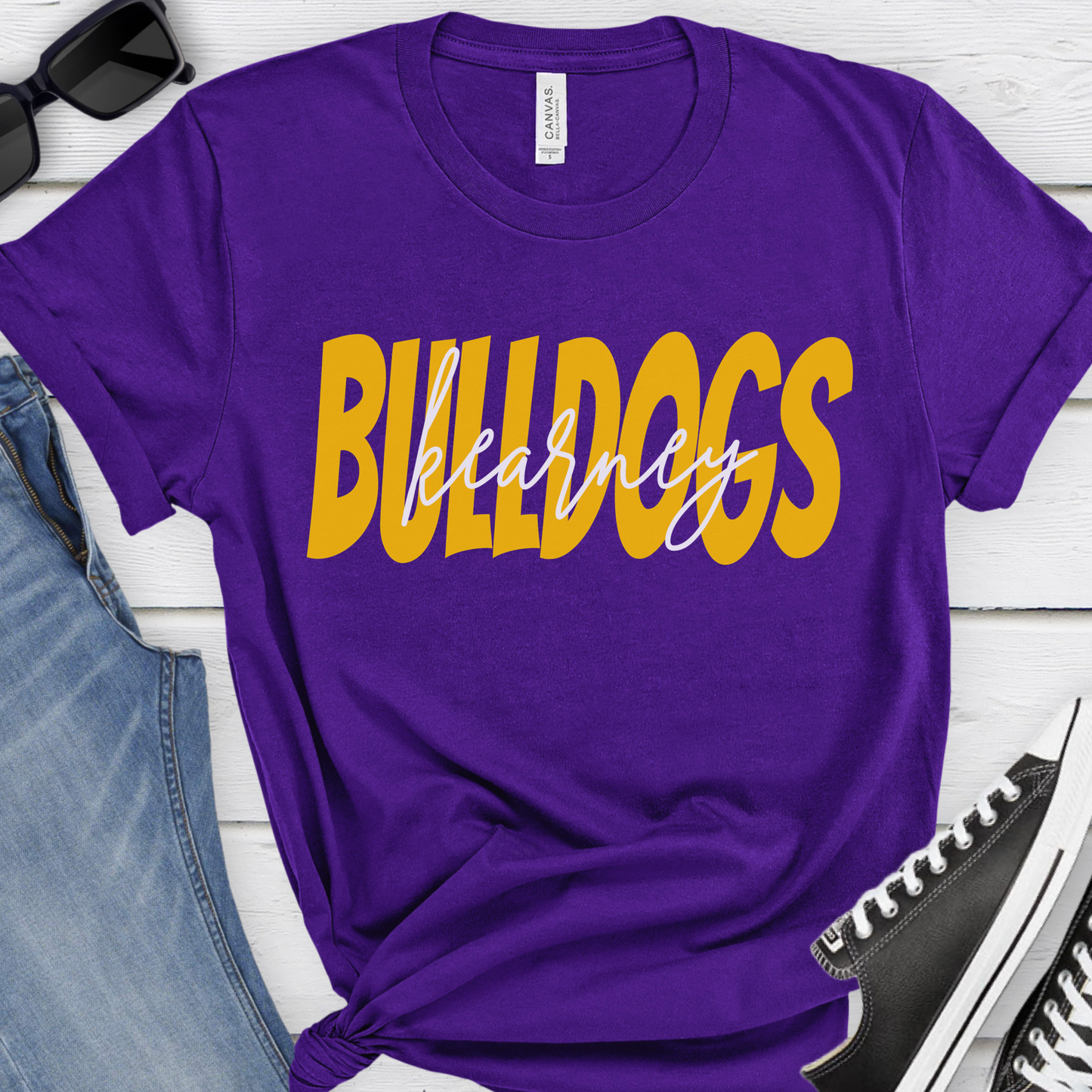 Kearney Bulldgos T-Shirt - Cross & Crown Designs