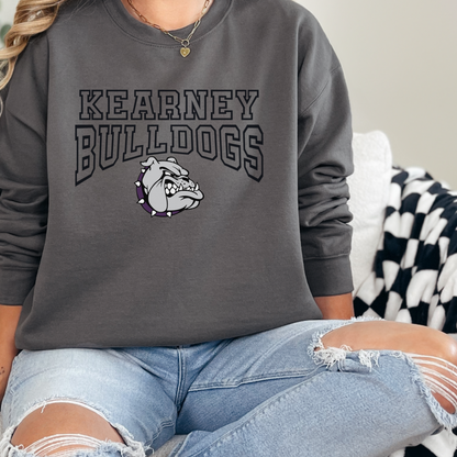 Adult Kearney Bulldogs (black) Shirt - Cross & Crown Designs