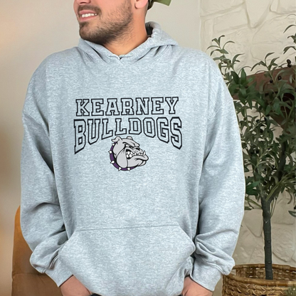 Adult Kearney Bulldogs (black) Shirt - Cross & Crown Designs