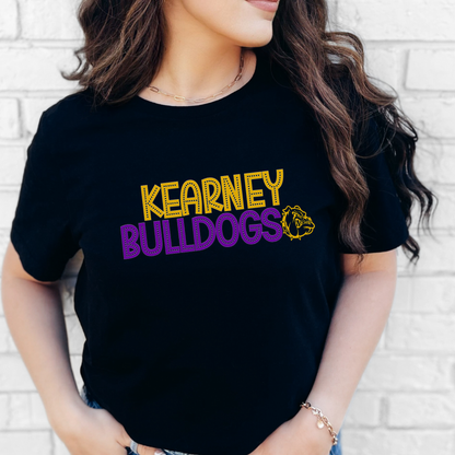 Adult Kearney Bulldogs Shirt - Cross & Crown Designs
