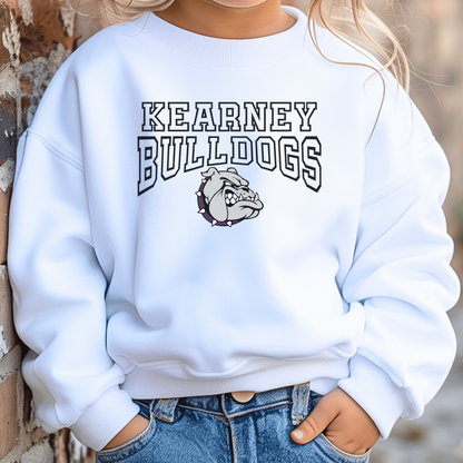 Kids Kearney Bulldogs (black) Shirt - Cross & Crown Designs