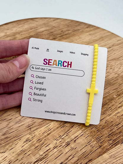 Children's Silicone Cross Bracelet