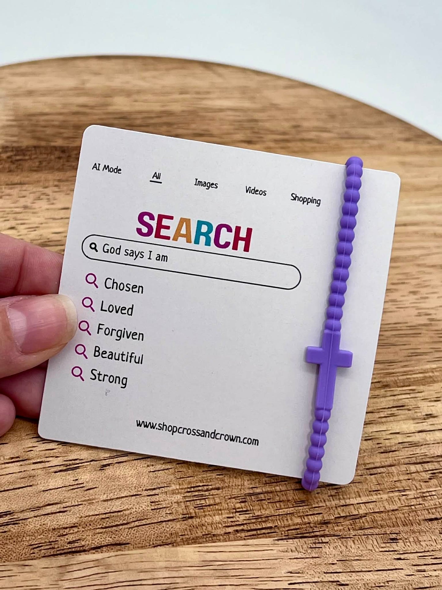 Children's Silicone Cross Bracelet