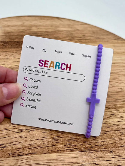 Children's Silicone Cross Bracelet