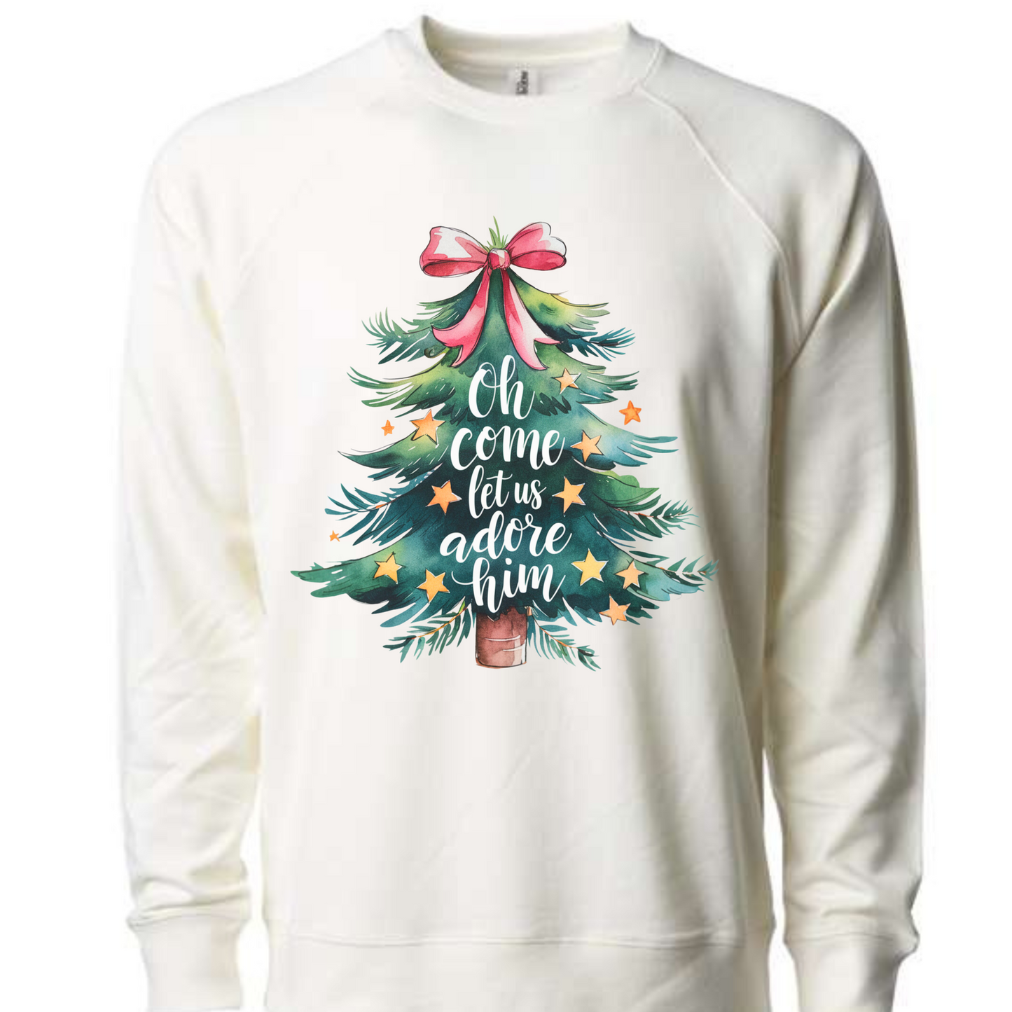 Oh come let us adore Him Sweatshirt