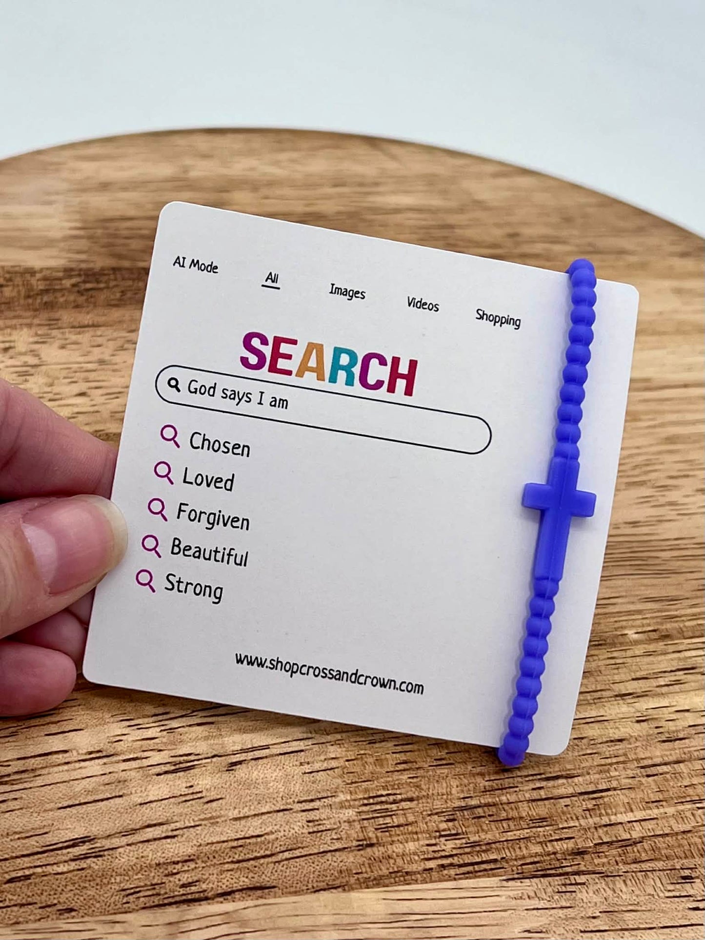 Children's Silicone Cross Bracelet