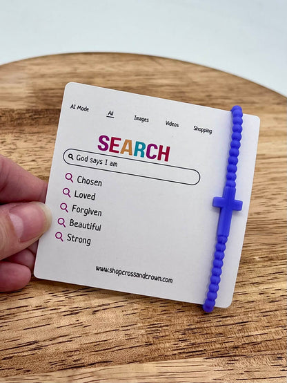 Children's Silicone Cross Bracelet