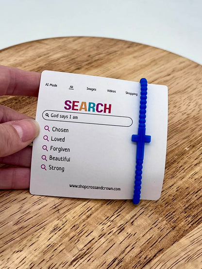 Children's Silicone Cross Bracelet