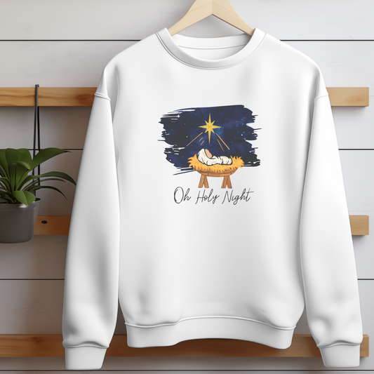 Oh Holy Night Crewneck Sweatshirt