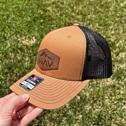 Christian Men's God is Greater Richardson Hat - Cross & Crown Designs