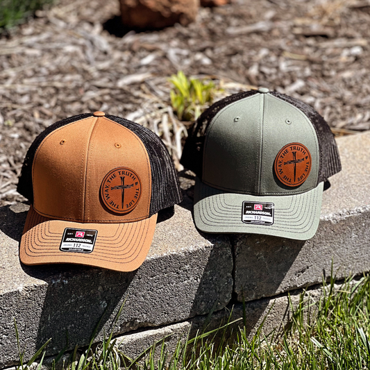 Christian Men's Jesus is the Way Richardson Hat - Cross & Crown Designs
