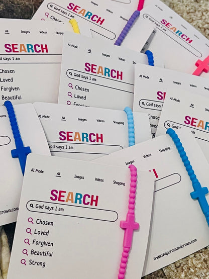 Children's Silicone Cross Bracelet