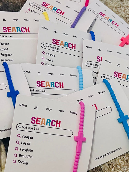 Children's Silicone Cross Bracelet