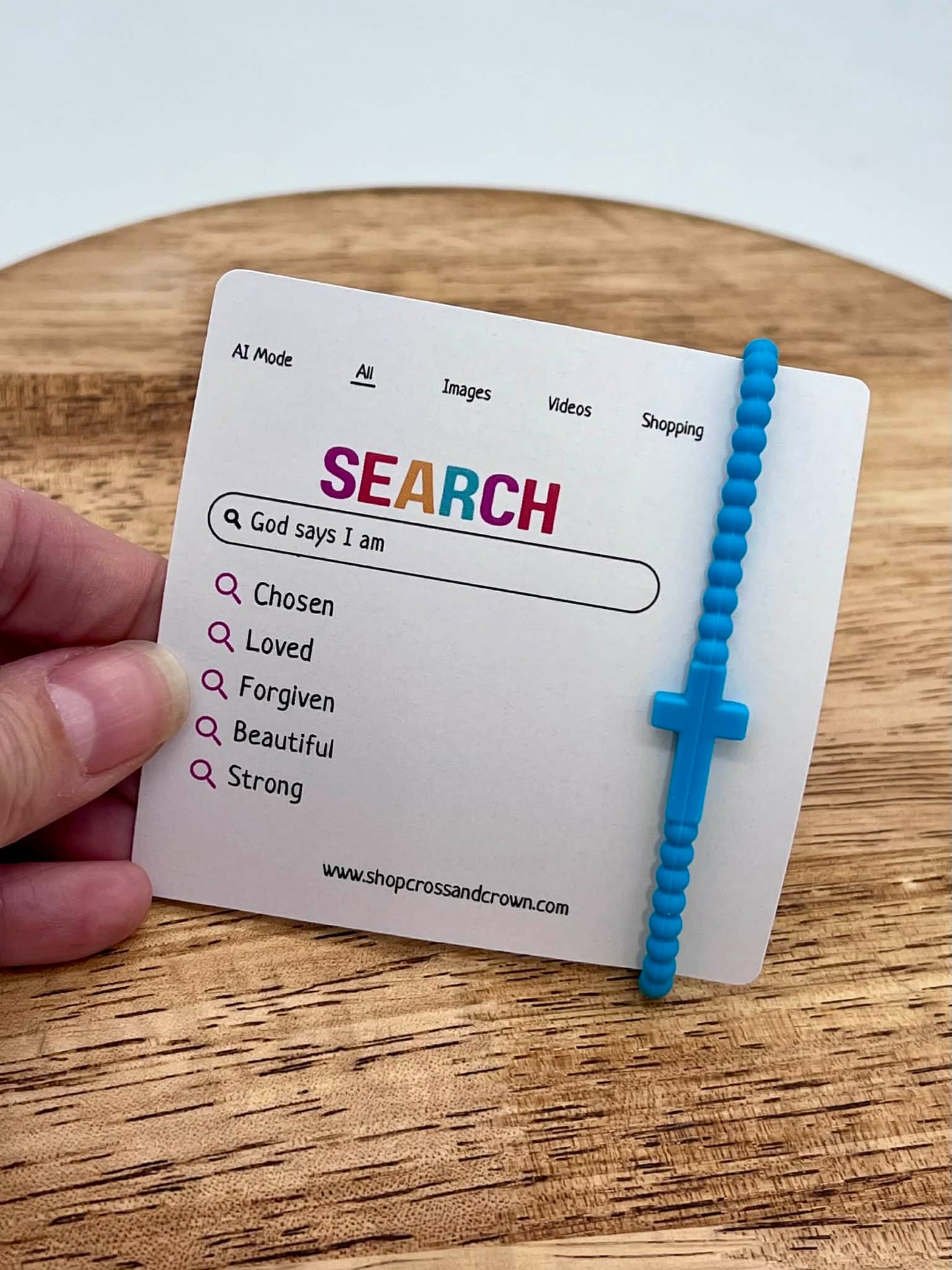 Children's Silicone Cross Bracelet